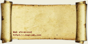 Anica Egarić vizit kartica